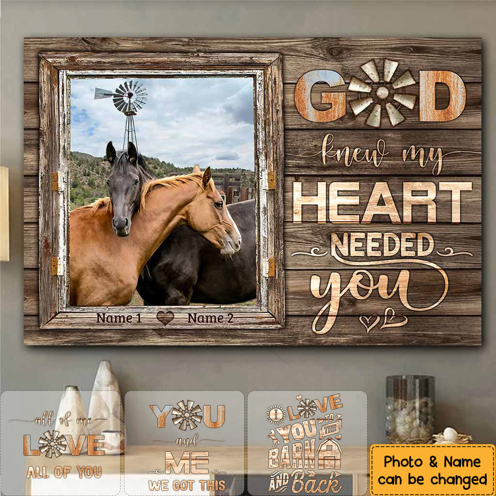 Home Is Wherever I'm With You - Personalized Horse Poster