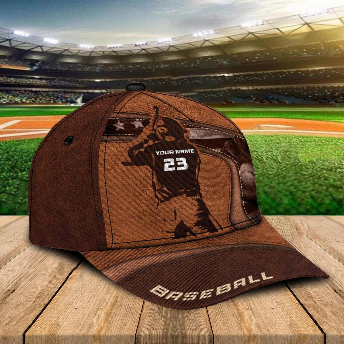 Personalized Baseball Player Back Classic Cap
