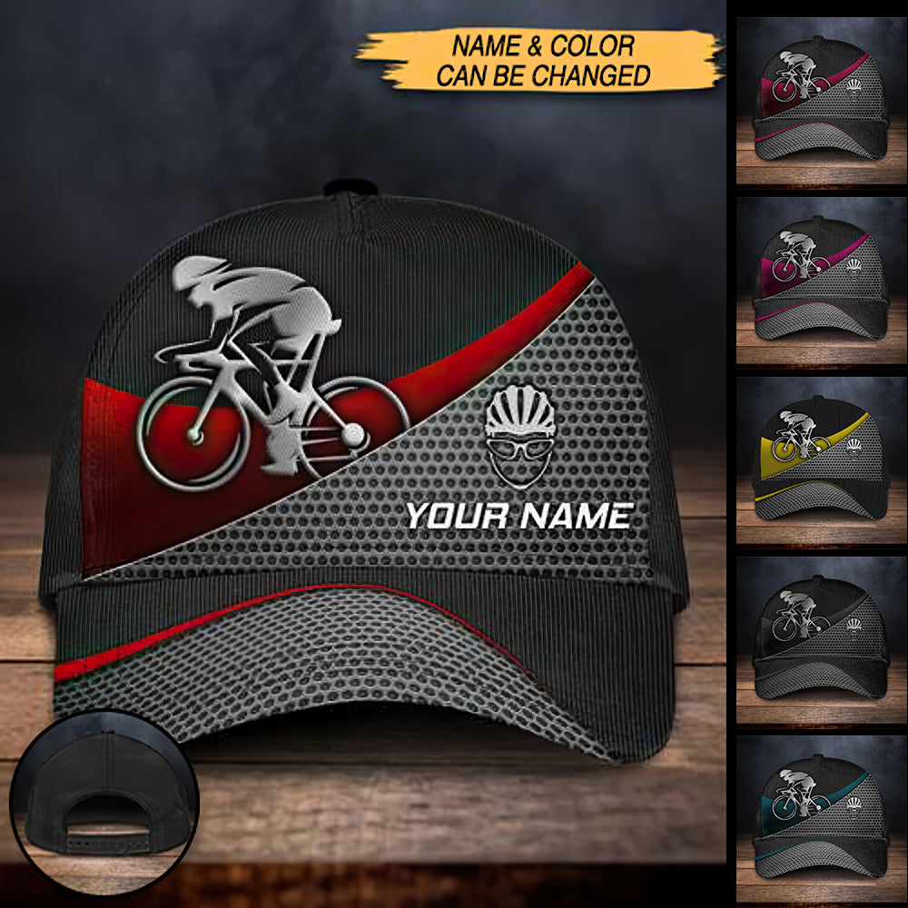 Personalized Biker Metal Multicolor Classic Cap