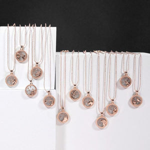 Cancer-12 Constellation Zodiac Sign Necklace