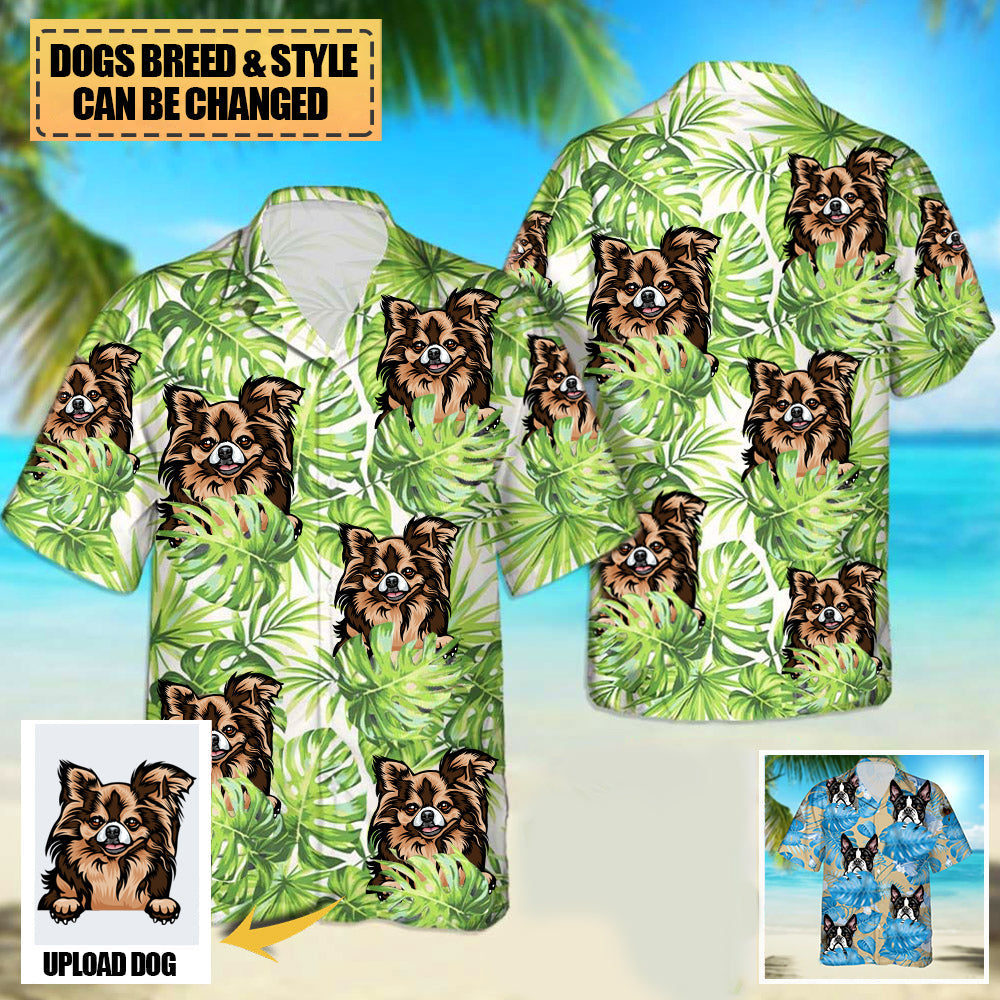 Personalized Dog Men's Hawaiian Shirt