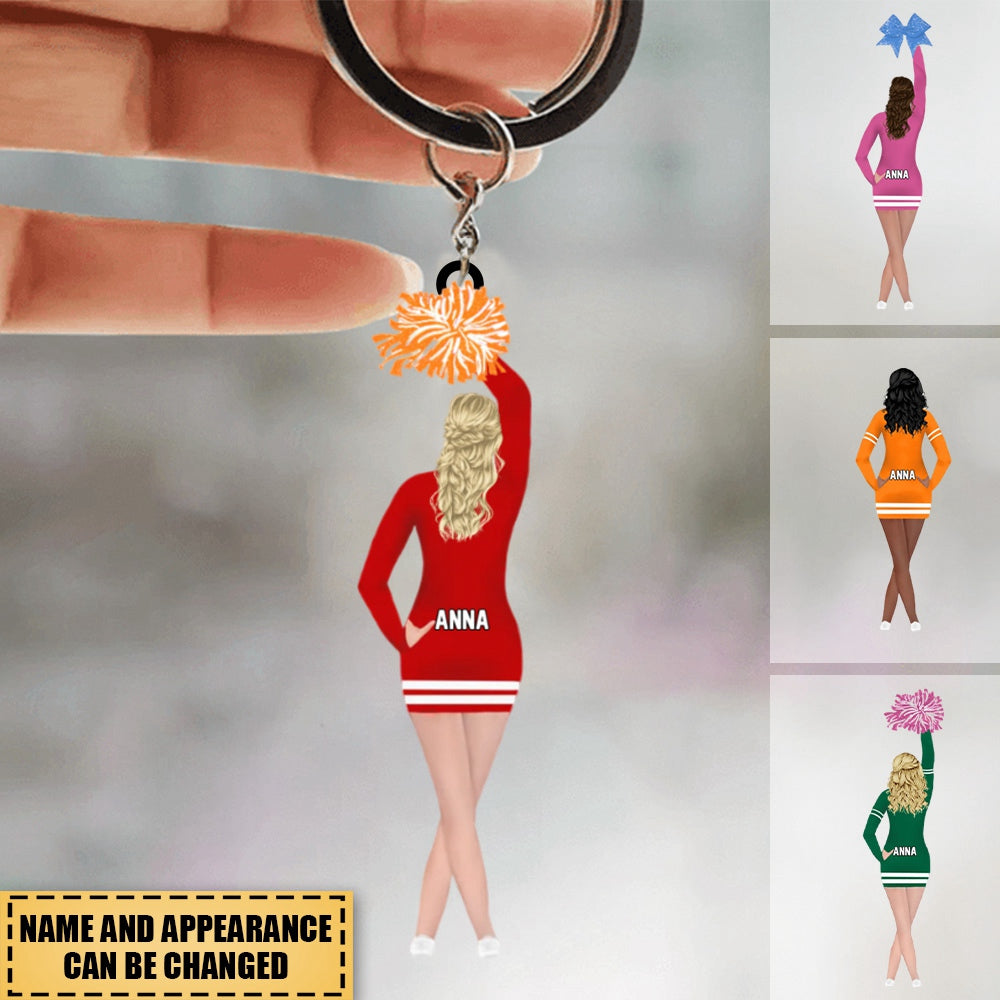Personalized cheerleaders Acrylic Keychain For cheerleaders