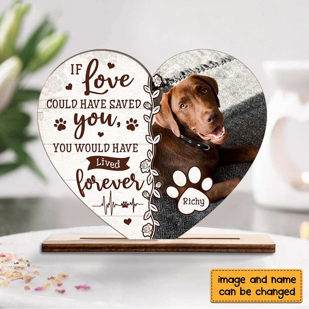 Personalized Gift For Pet Memorial Wood Plaque