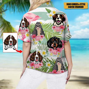 Personalized Dog Men's Hawaiian Shirt