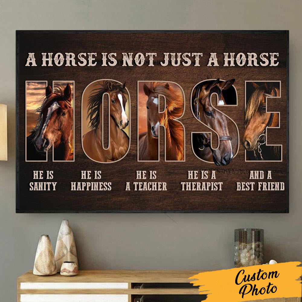 Custom Personalized Poster Gift For Horse Lovers