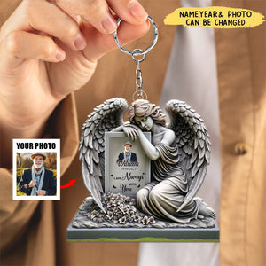 Personalized Memorial Angel Acrylic Keychain