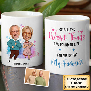 Personalized You Are By Far My Favorite Couple Mug