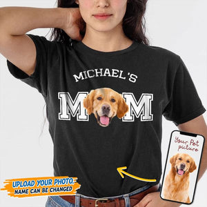 Personalized Photo Dog Cat Mom/Dad For Dog Lovers T-Shirt