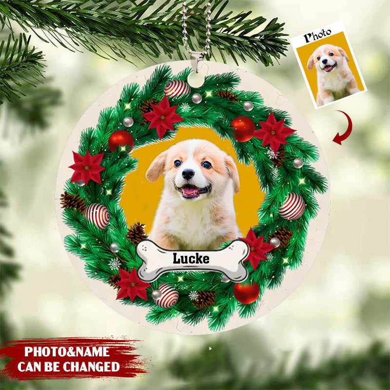 Custom Photo Dog Cat Acrylic Ornament