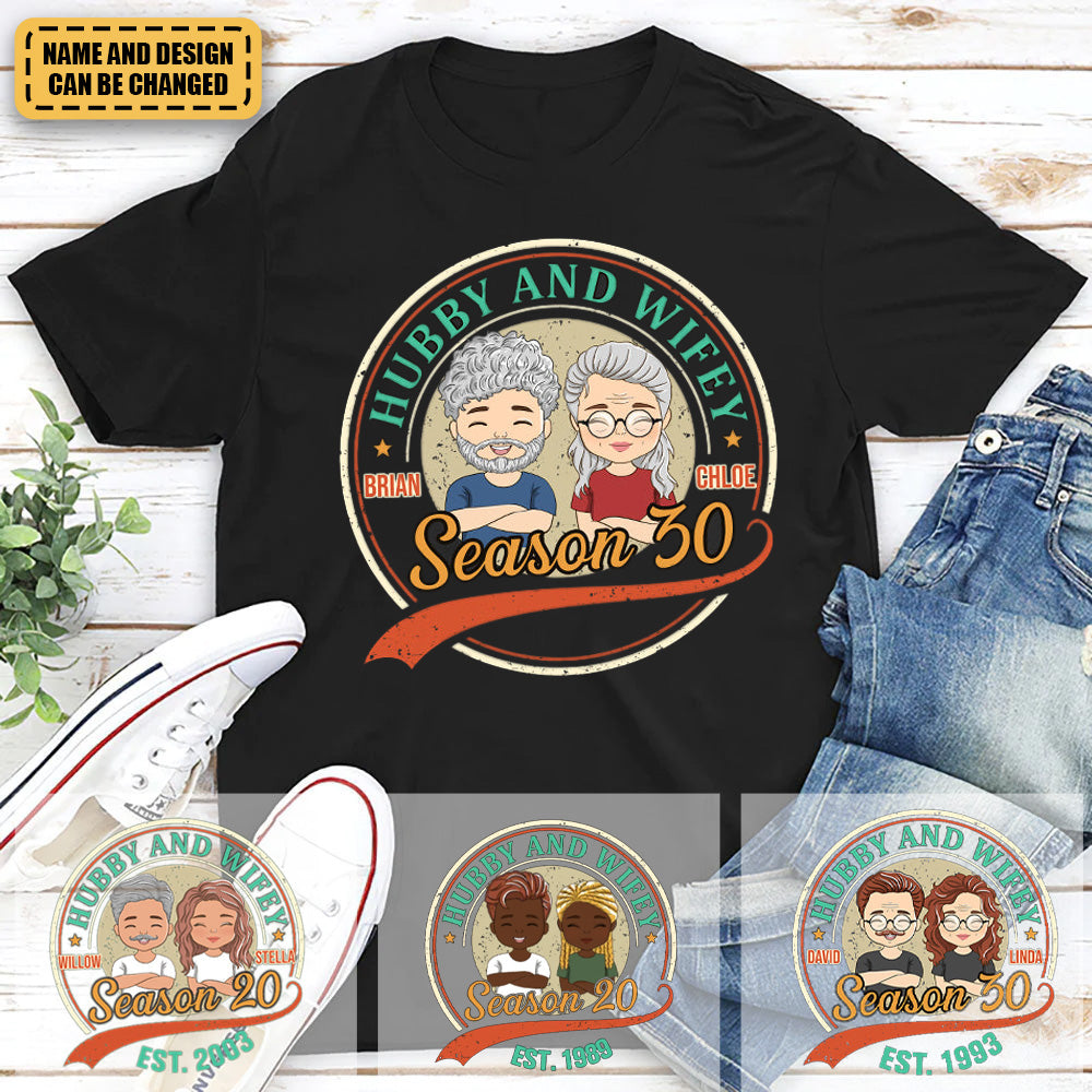 Hubby & Wifey - Personalized Custom Classic T-Shirt