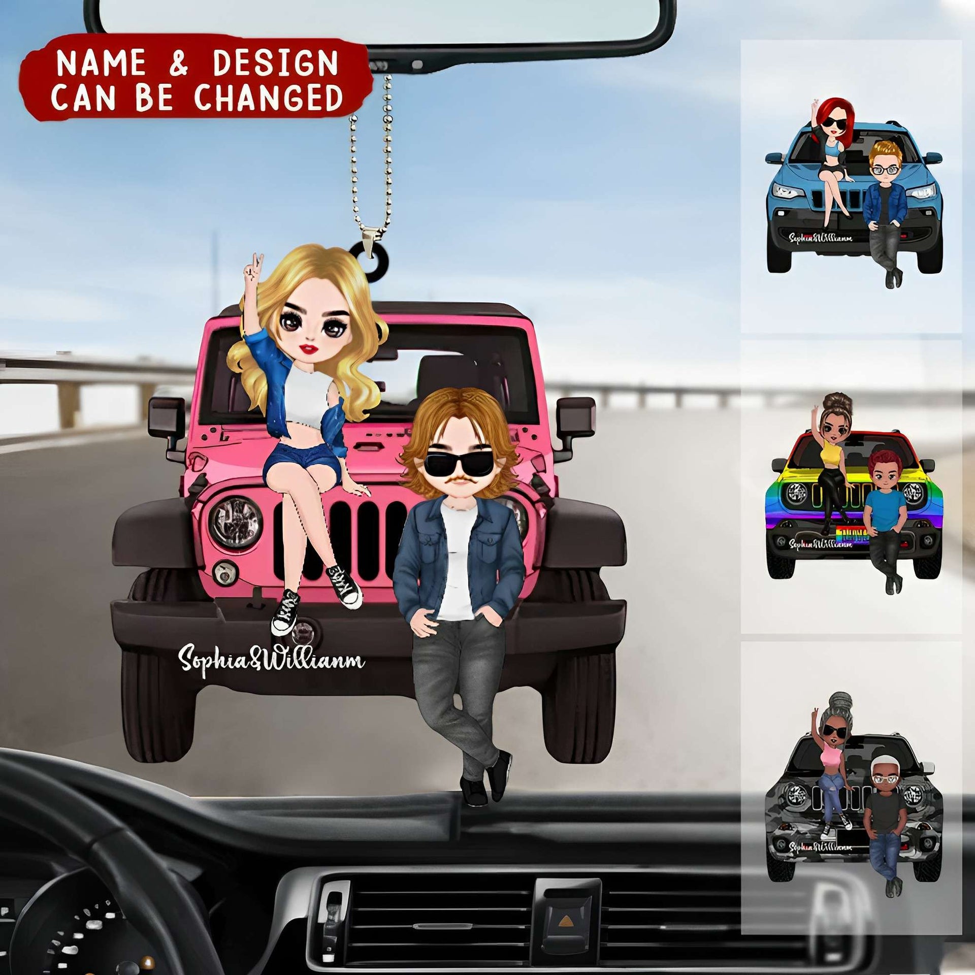 Personalized Gifts Custom Acrylic Ornament- Gift For Couple