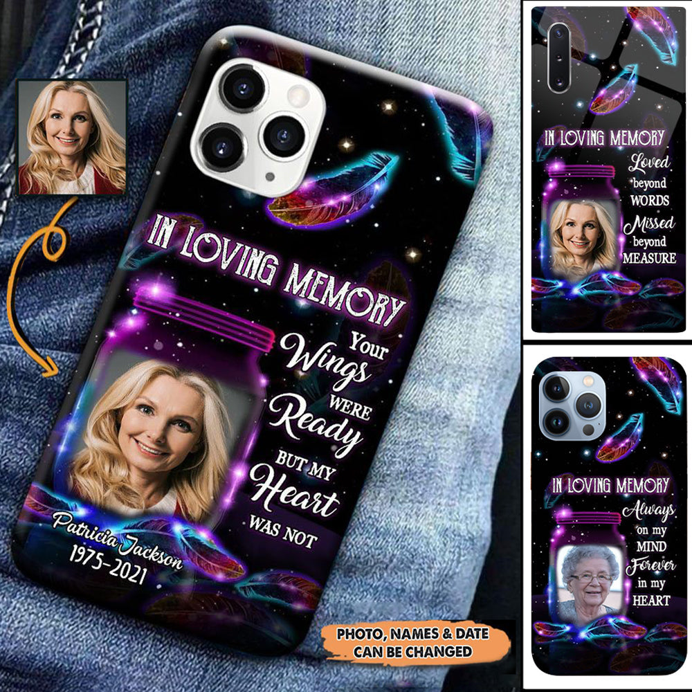 Personalized In Loving Memory Family Loss Upload Picture Memorial Gift Phone case