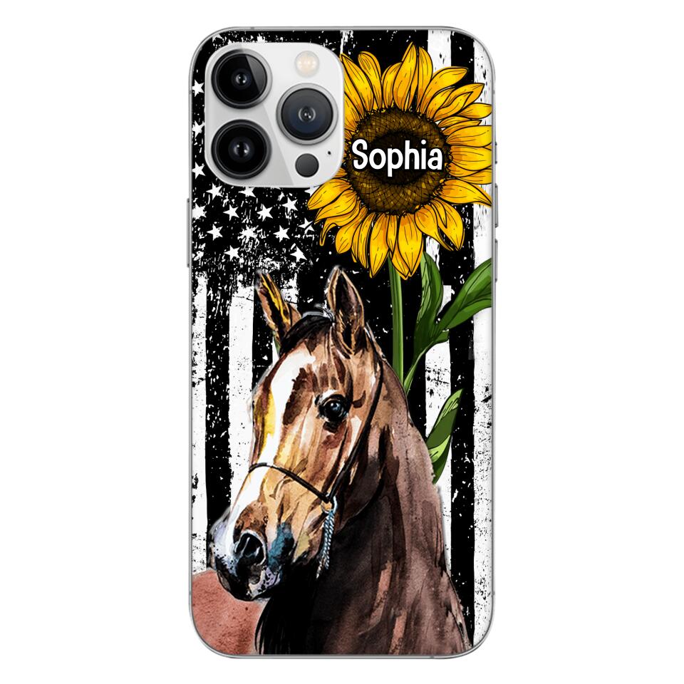 PERSONALIZED HORSE LOVER PHONE CASE 3
