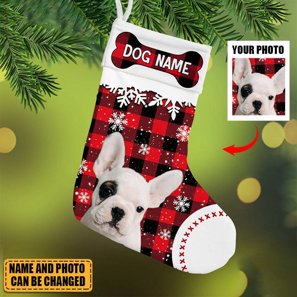 Dog Photo Christmas Stocking