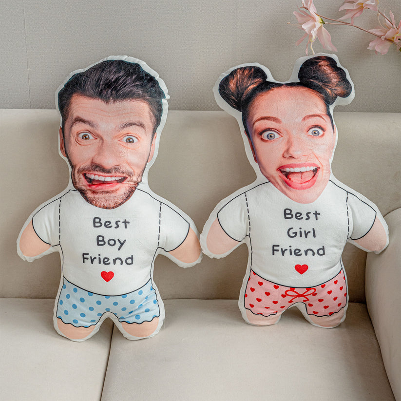 Custom Face Pillow Gift For Couple Personalized Photo Custom Shaped Custom face pillow gift for couple personalized photo custom shaped