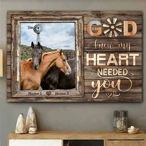 Home Is Wherever I'm With You - Personalized Horse Poster