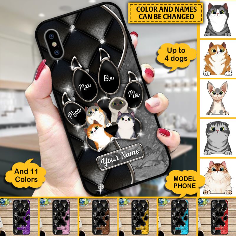 Magic 11 Colors Personalized Cats Phone Case