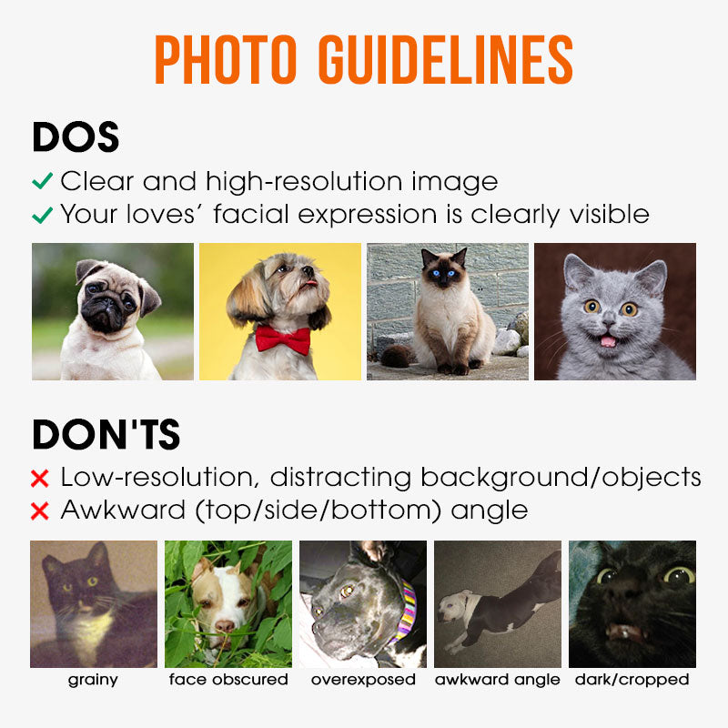 Moon Background Pet Photo Personalized T Shirt Gift For Pet Lovers