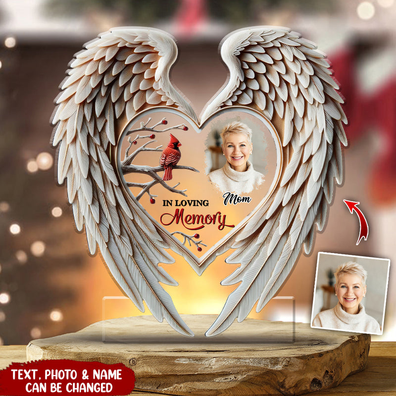Personalized Memorial Photo Acrylic Plaque - I'm always with you - barods