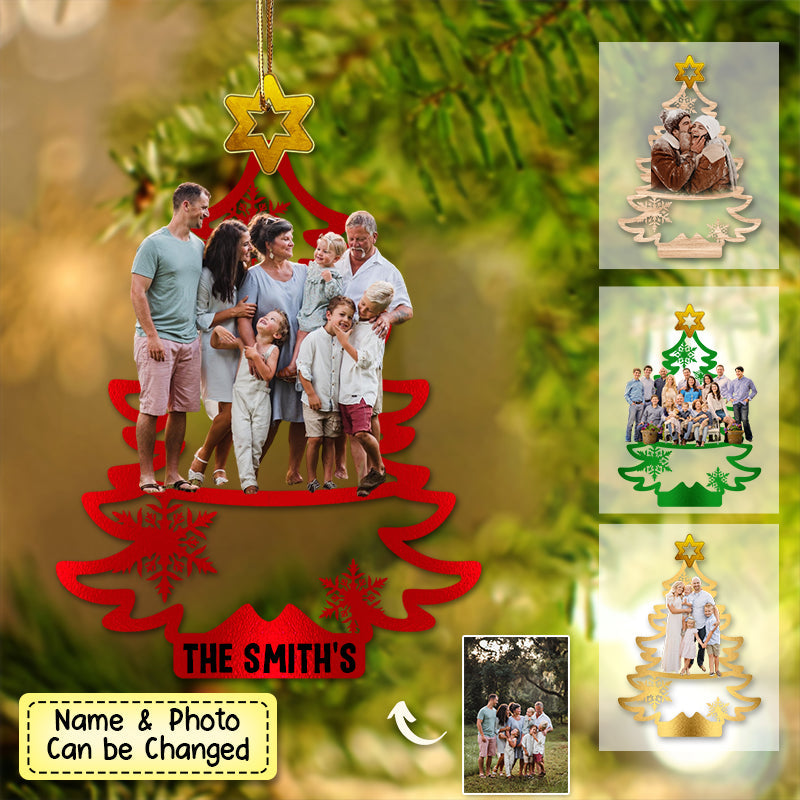 Personalized Christmas Tree Family Custom Photo Ornament Barods personalized-christmas-tree-family-custom-photo-ornament-barods