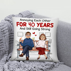 Personalized Gift For Couple Annoying Each Other Pillow