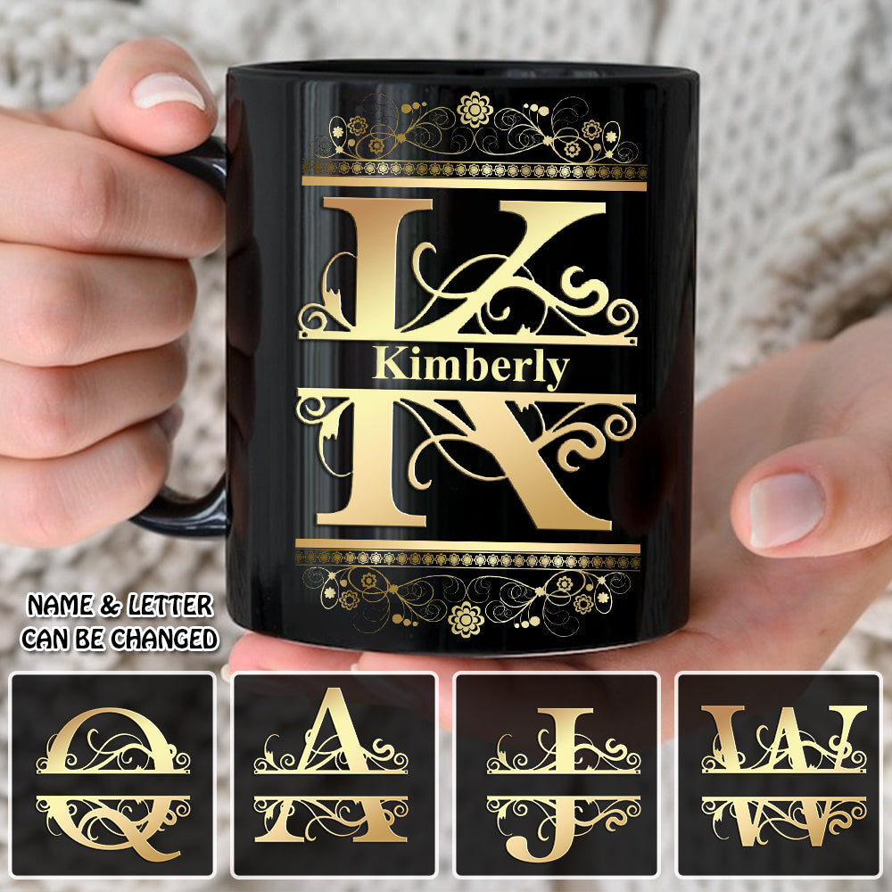 Personalized Letter Name Mug