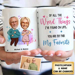 Personalized You Are By Far My Favorite Couple Mug