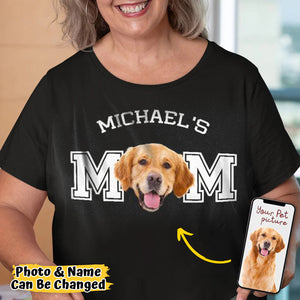 Personalized Photo Dog Cat Mom/Dad For Dog Lovers T-Shirt