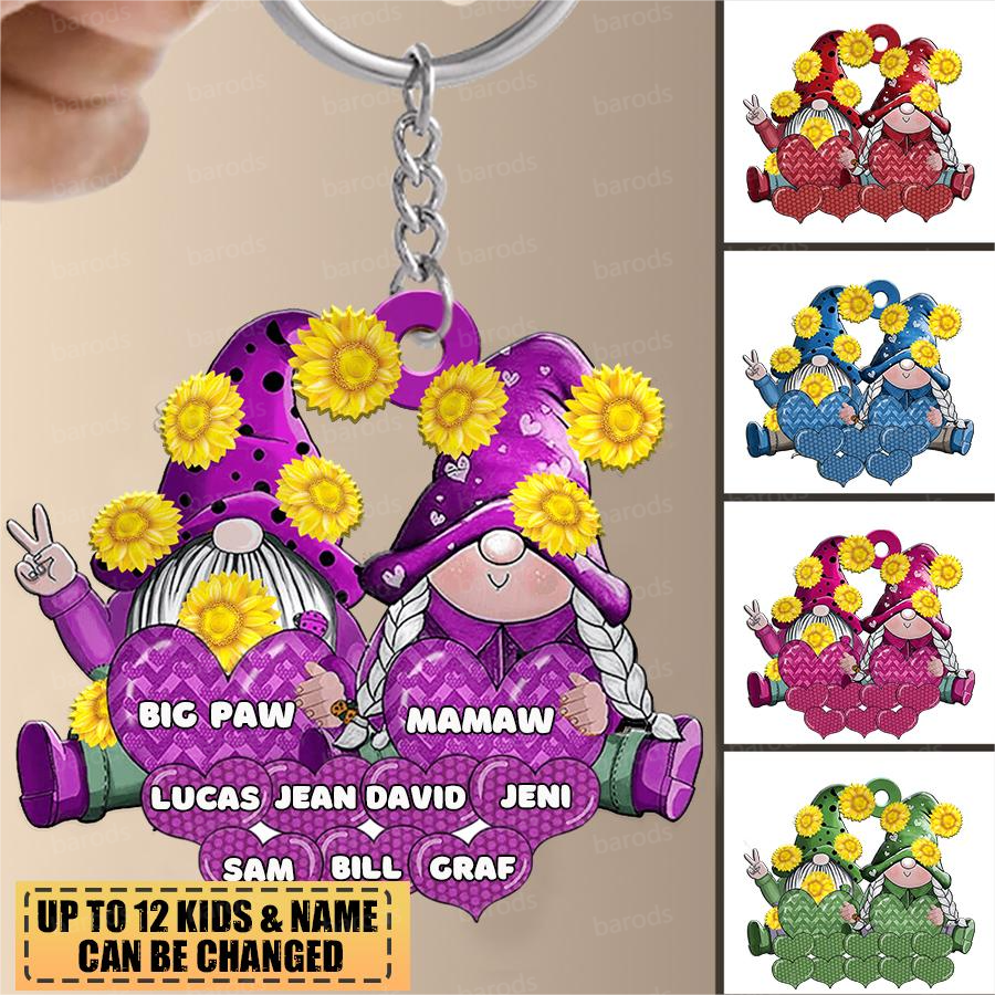 Personalized Loves Sweet Heart Kids Stainless Steel Keychain