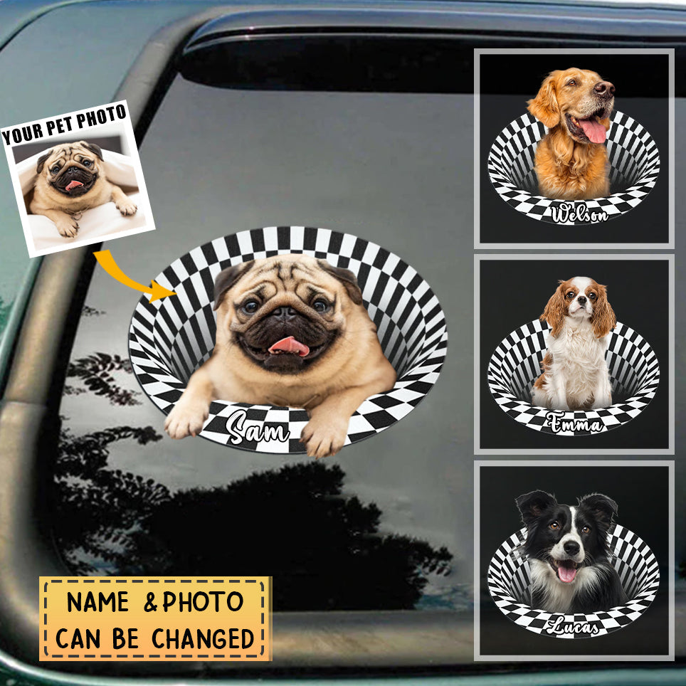 Personalized Pet 3D Vision Decal