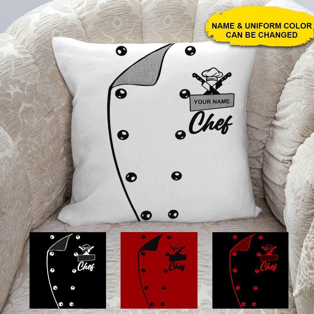 Chef Custom Pillow Chef Uniform Personalized Gift