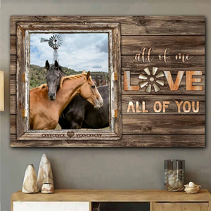Home Is Wherever I'm With You - Personalized Horse Poster