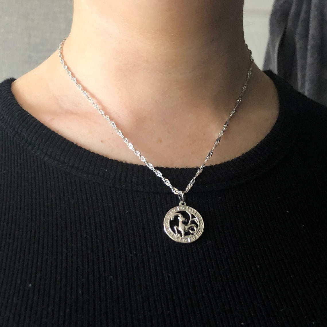 12 Constellation Zodiac Sign Necklace