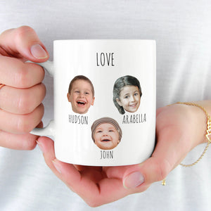 Personalized Best Dad/Mom Ever Love Kids Mug